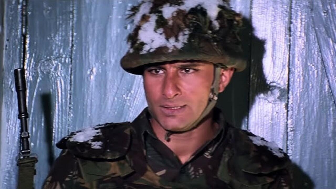 Saif Ali Khan was seen as Captain Anuj Nayyar, a young officer from the Jat Regiment who captured a key bunker in the Poonch sector and was posthumously honoured with the Maha Vir Chakra, in LOC Kargil. 
